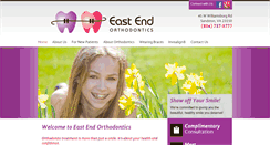 Desktop Screenshot of eastendvaortho.com